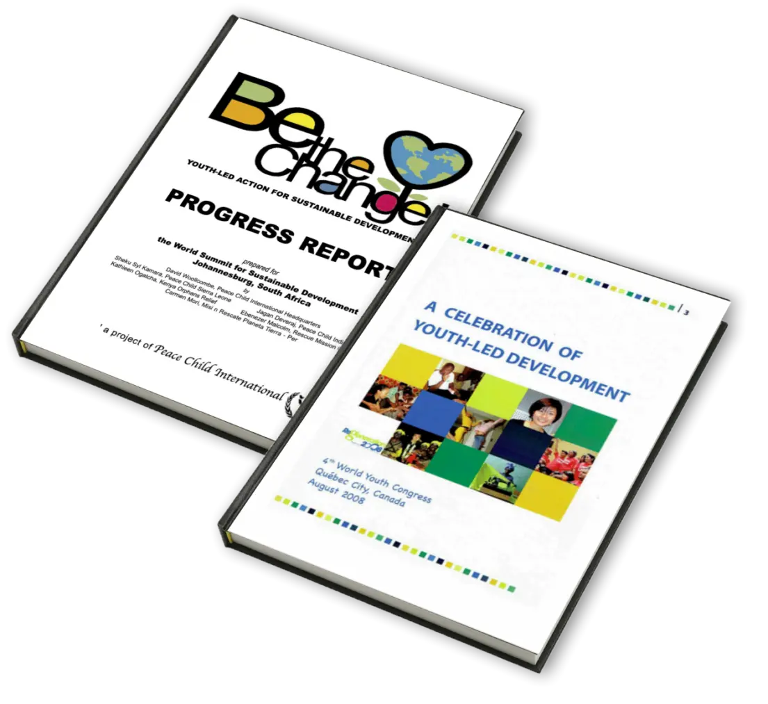 Be The Change and Youth Led Development Books