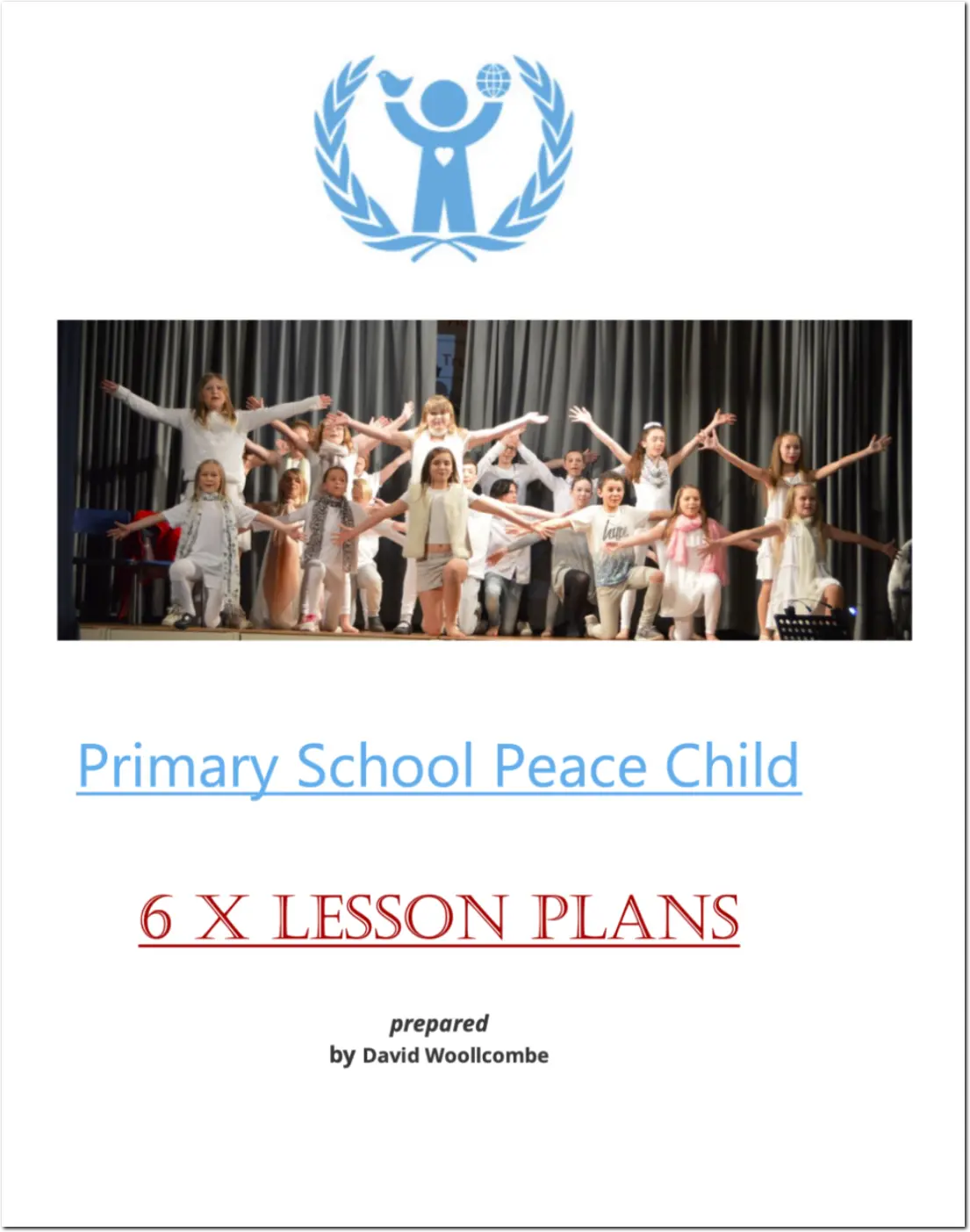 Primary School Peace Child Lesson Plans